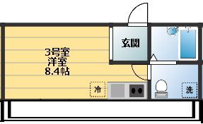 ベイルーム横浜鶴見Ⅰの間取り画像