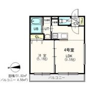 F・WORKS 水車町の間取り画像