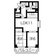 グレース川村の間取り画像