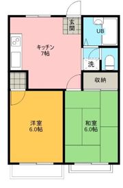 サウスコート川上の間取り画像