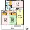 クレールニシヤマⅡの間取り画像