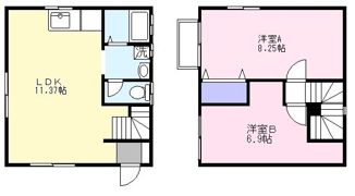 フレンズハウス金沢ⅡAの間取り画像