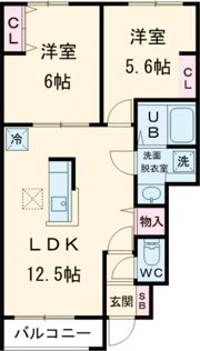 Bergfluss(ベルクフルス)の間取り画像