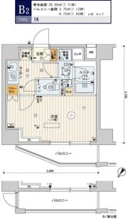 スカイコートヒルズ北新宿の間取り画像
