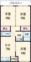 棚網レジデンスの間取り画像