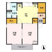 ハウゼ・K Aの間取り画像