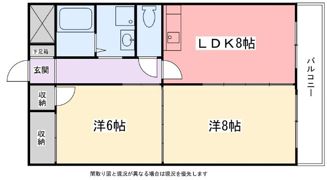 広畑中村コーポの間取り画像