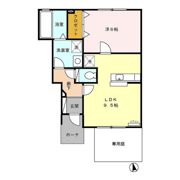 オーシャンズ サイド Aの間取り画像