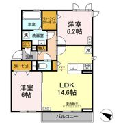D-square三ノ輪の間取り画像