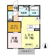 リエート中春日の間取り画像