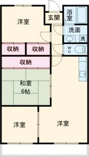 クリアコート寺谷の間取り画像