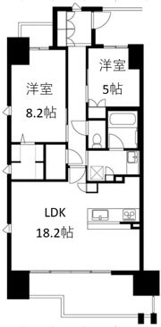 プレミスト鍛治町の間取り画像