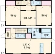 松縄町戸建ての間取り画像