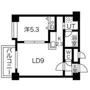 シャトレ東札幌の間取り画像