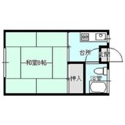 コーポ前九年の間取り画像