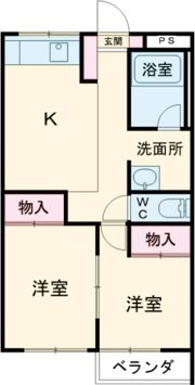 シャトレー新町の間取り画像