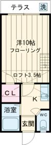 セザンヌ新栄2の間取り画像