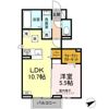 セレスティア松浪の間取り画像