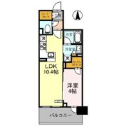 ユニハイム京都七条通り 802号室の間取り画像