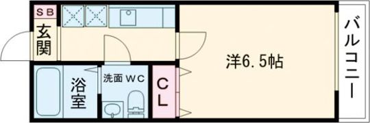 CASA堺東の間取り画像