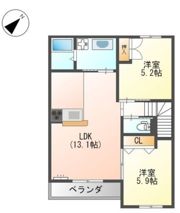 サンライズ西今の間取り画像