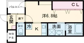 寺地町東ジーイー・サンクの間取り画像
