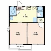 フォーブル二木の間取り画像