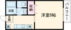 永尾ハイツBの間取り画像