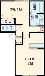 トリニティの間取り画像
