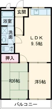プラムコートJPMCの間取り画像