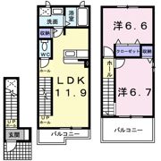 サンパティークの間取り画像