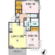 クリスタルパークテラスの間取り画像