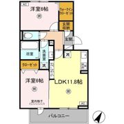 クリスタルパークテラスの間取り画像