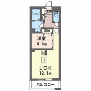 西浜田レジデンスの間取り画像