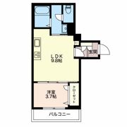 コンフォルト安田町の間取り画像