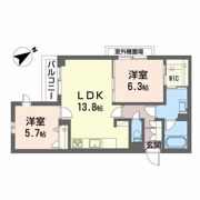 Eclant舟橋今町の間取り画像
