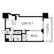 マストライフ南4条の間取り画像