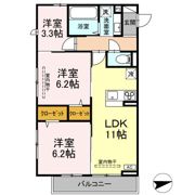 グランスクエア Ⅲ番館の間取り画像