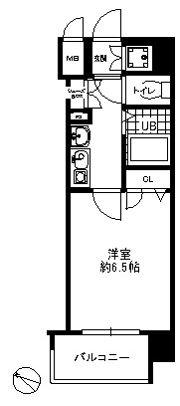 スワンズコート新神戸の間取り画像