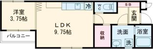 クレドールKの間取り画像