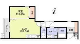 クレドールKの間取り画像