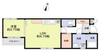 クレドールKの間取り画像