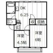 コーポ大高 Aの間取り画像