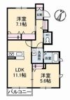 シャーメゾン伊倉本町の間取り画像