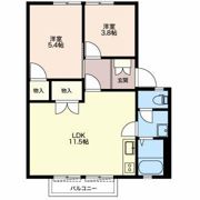 YOUハイツBの間取り画像