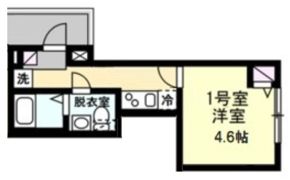ベイルーム西横濱Ⅱの間取り画像