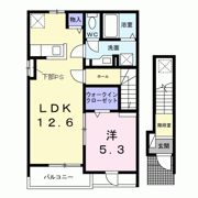 カーサ ソーレの間取り画像