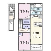 エイト・フラットⅢの間取り画像