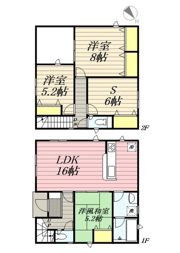 クレイドルガーデン岸和田市摩湯町第5 6号棟の間取り画像