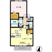 リビングタウン富士 A棟の間取り画像